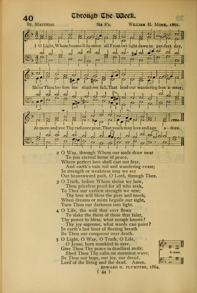 The Hymnal: as authorized and approved by the General Convention of the Protestant Episcopal Church in the United States of America in the year of our Lord 1916 page 114
