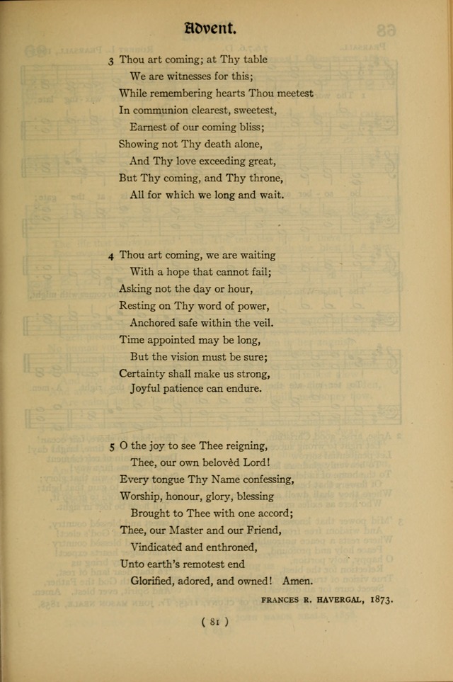 The Hymnal: as authorized and approved by the General Convention of the Protestant Episcopal Church in the United States of America in the year of our Lord 1916 page 151
