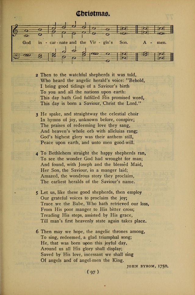 The Hymnal: as authorized and approved by the General Convention of the Protestant Episcopal Church in the United States of America in the year of our Lord 1916 page 167