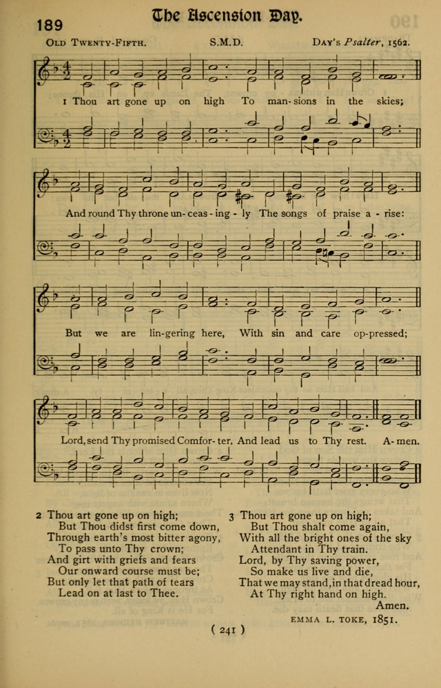 The Hymnal: as authorized and approved by the General Convention of the Protestant Episcopal Church in the United States of America in the year of our Lord 1916 page 311