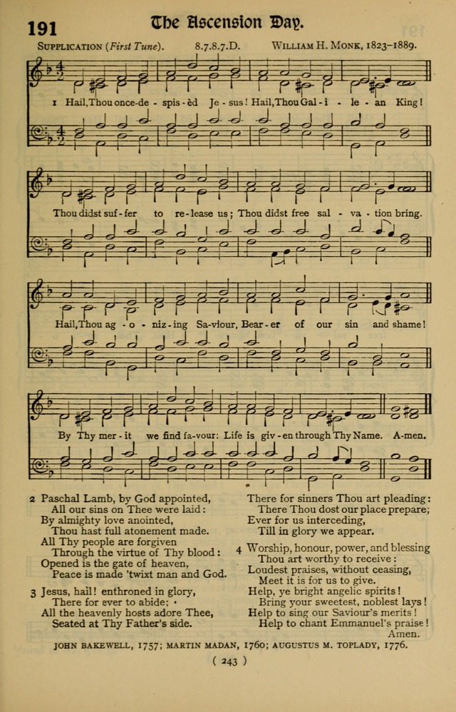 The Hymnal: as authorized and approved by the General Convention of the Protestant Episcopal Church in the United States of America in the year of our Lord 1916 page 313