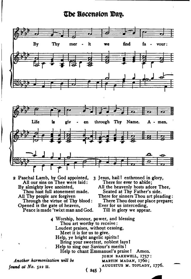 The Hymnal: as authorized and approved by the General Convention of the Protestant Episcopal Church in the United States of America in the year of our Lord 1916 page 315