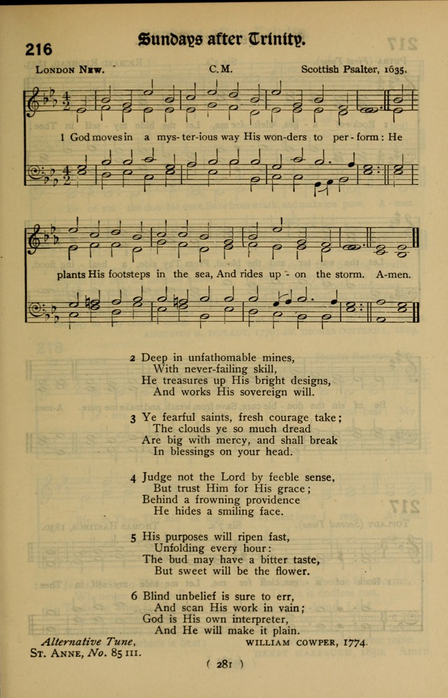 The Hymnal: as authorized and approved by the General Convention of the Protestant Episcopal Church in the United States of America in the year of our Lord 1916 page 354