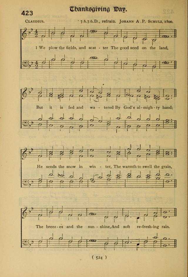 The Hymnal: as authorized and approved by the General Convention of the Protestant Episcopal Church in the United States of America in the year of our Lord 1916 page 599
