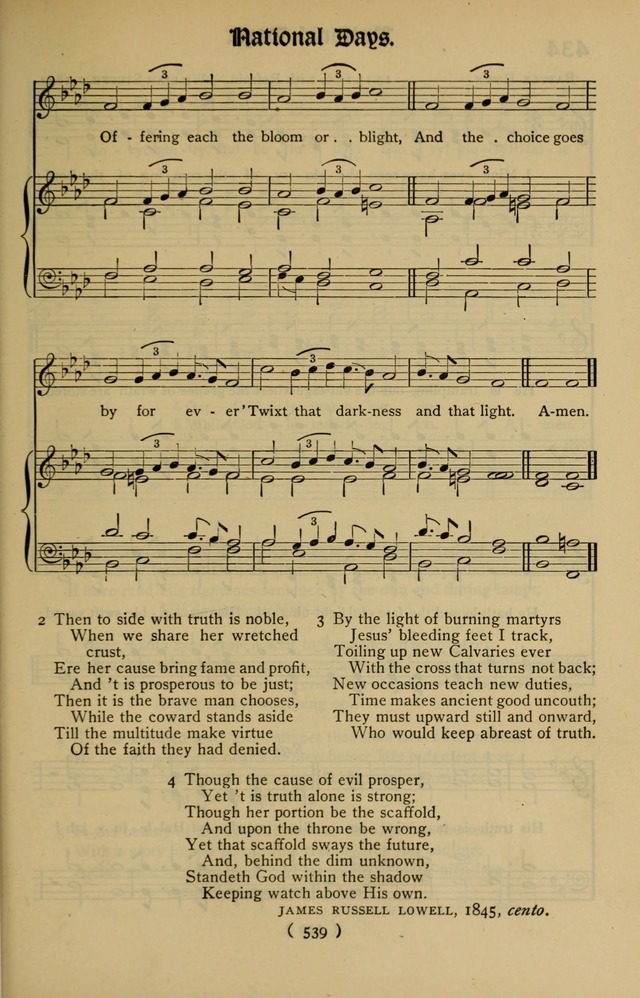 The Hymnal: as authorized and approved by the General Convention of the Protestant Episcopal Church in the United States of America in the year of our Lord 1916 page 614