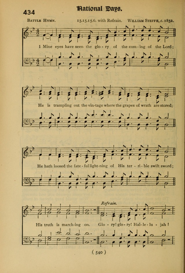 The Hymnal: as authorized and approved by the General Convention of the Protestant Episcopal Church in the United States of America in the year of our Lord 1916 page 615