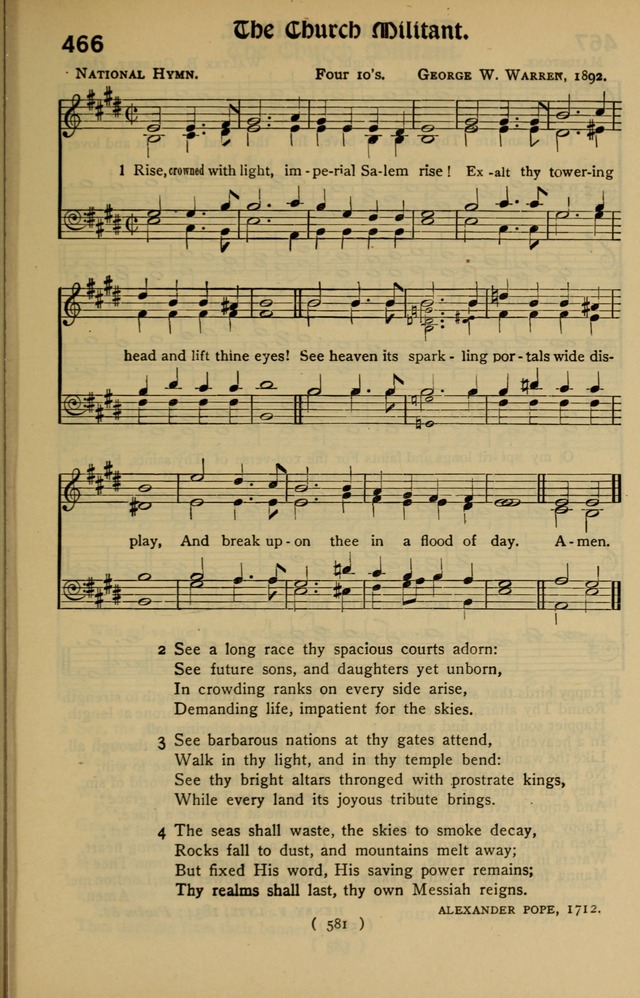 The Hymnal: as authorized and approved by the General Convention of the Protestant Episcopal Church in the United States of America in the year of our Lord 1916 page 656
