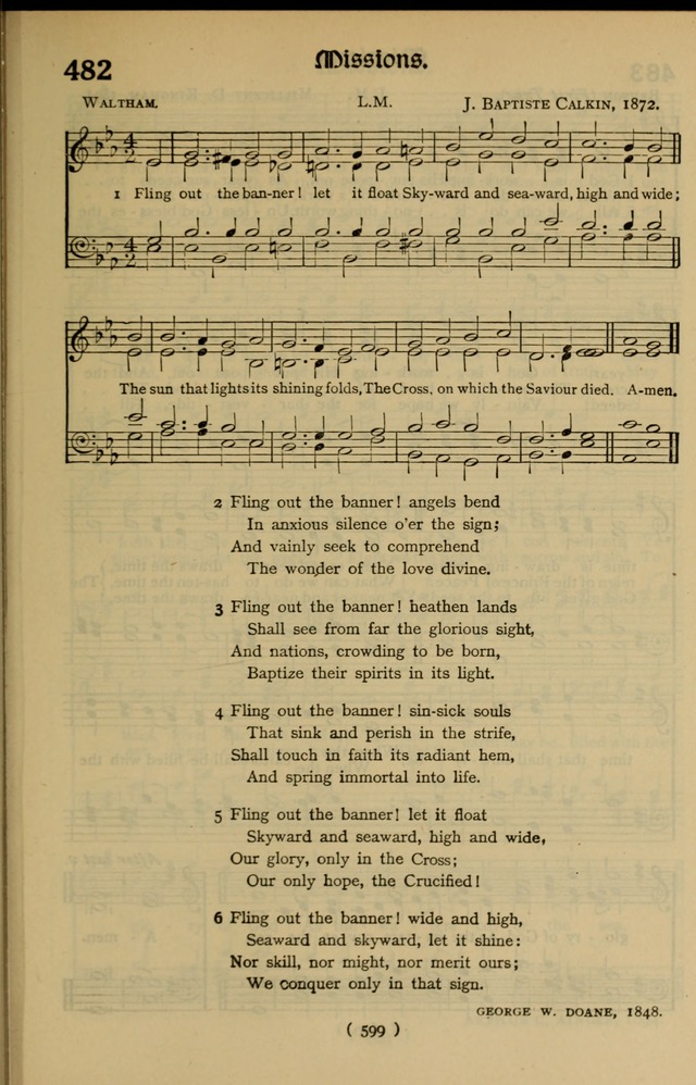 The Hymnal: as authorized and approved by the General Convention of the Protestant Episcopal Church in the United States of America in the year of our Lord 1916 page 674