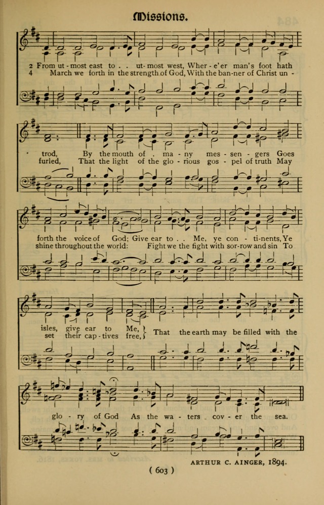 The Hymnal: as authorized and approved by the General Convention of the Protestant Episcopal Church in the United States of America in the year of our Lord 1916 page 678