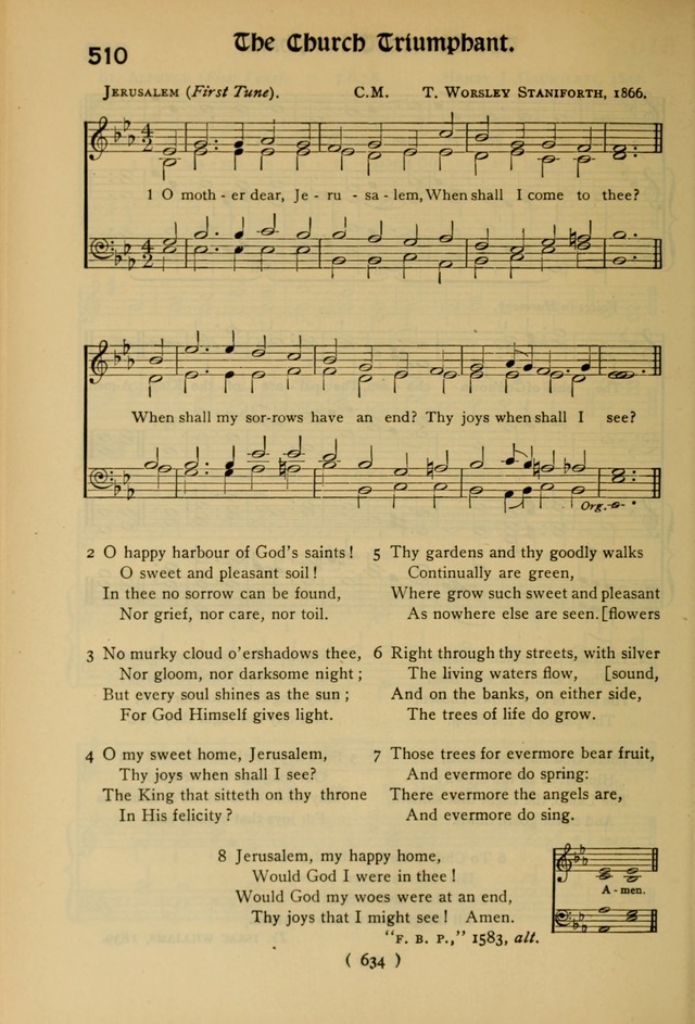 The Hymnal: as authorized and approved by the General Convention of the Protestant Episcopal Church in the United States of America in the year of our Lord 1916 page 709