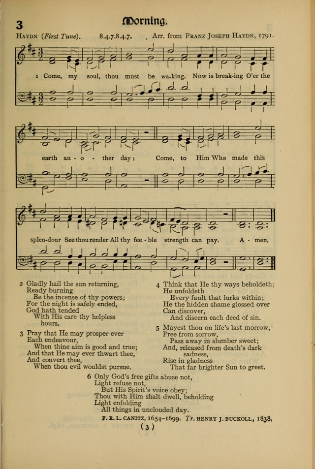 The Hymnal: as authorized and approved by the General Convention of the Protestant Episcopal Church in the United States of America in the year of our Lord 1916 page 73