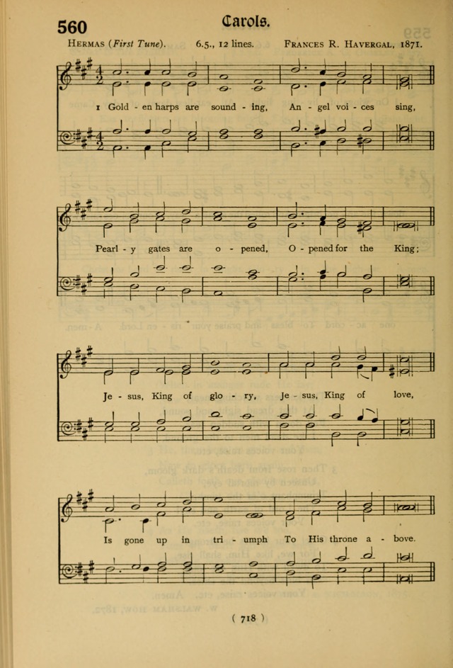 The Hymnal: as authorized and approved by the General Convention of the Protestant Episcopal Church in the United States of America in the year of our Lord 1916 page 793