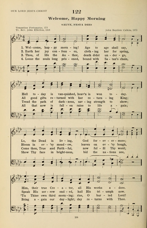 The Evangelical Hymnal page 106