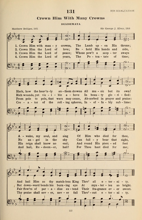 The Evangelical Hymnal page 115