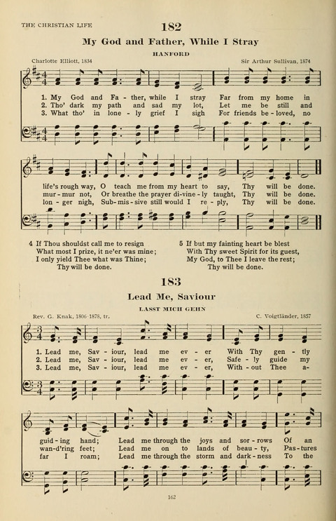 The Evangelical Hymnal page 162