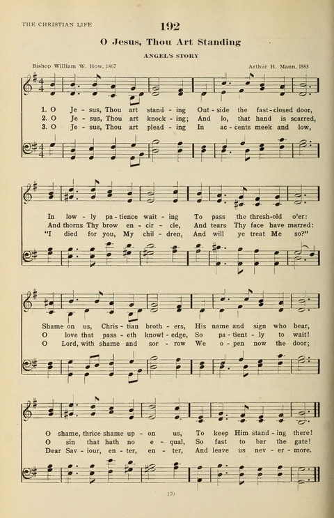 The Evangelical Hymnal page 170
