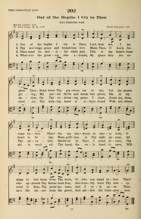 The Evangelical Hymnal page 180