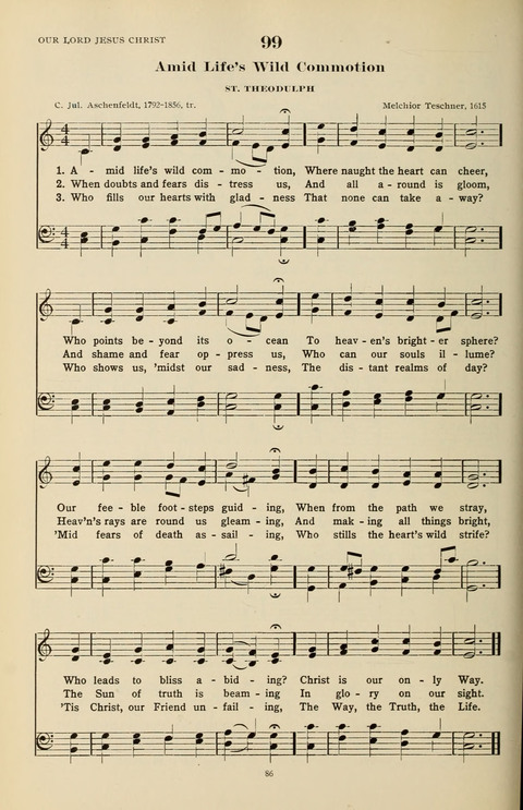 The Evangelical Hymnal page 86