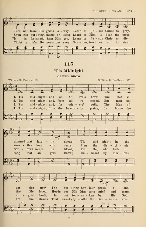 The Evangelical Hymnal page 99