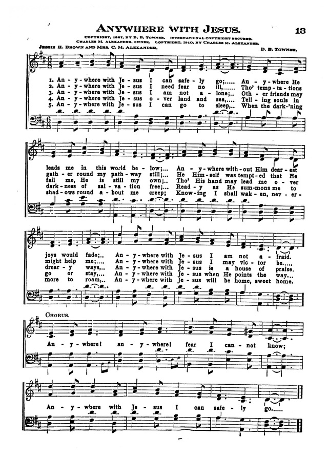 The Excelsior Hymnal page 13