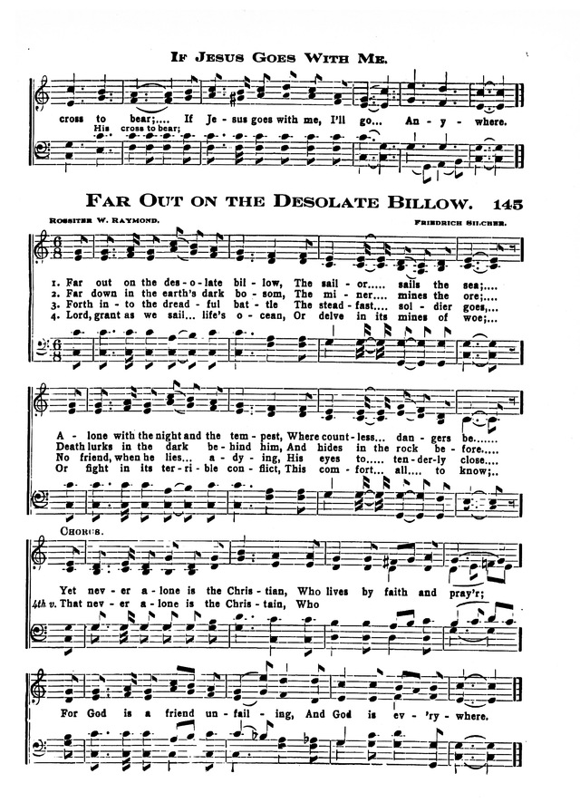 The Excelsior Hymnal page 145
