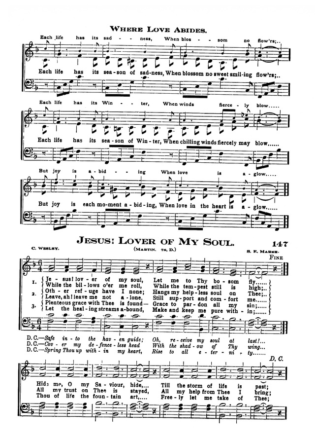 The Excelsior Hymnal page 147