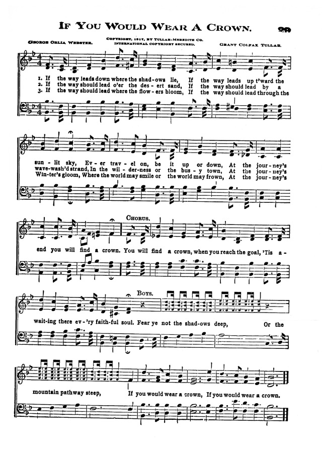The Excelsior Hymnal page 29