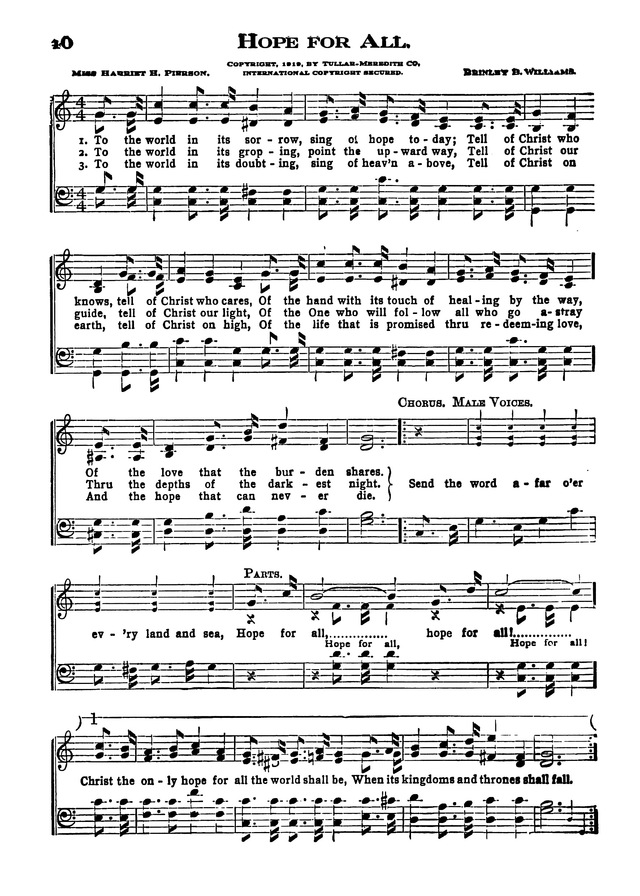 The Excelsior Hymnal page 40