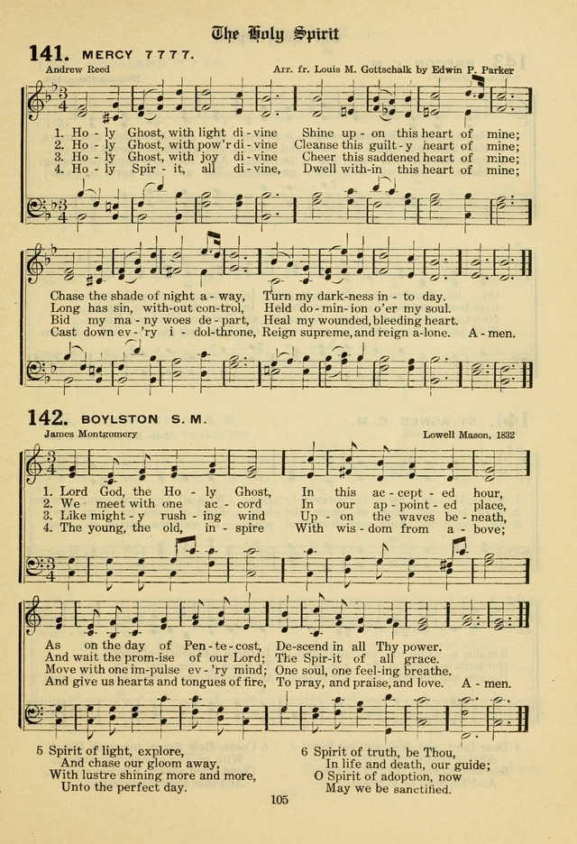 The Evangelical Hymnal page 107