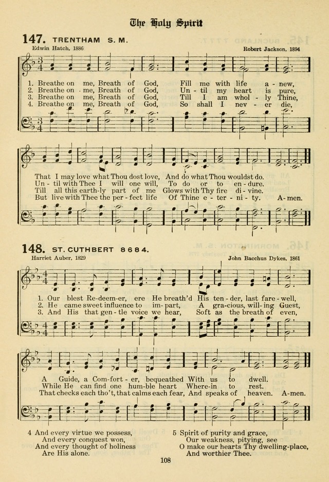 The Evangelical Hymnal page 110