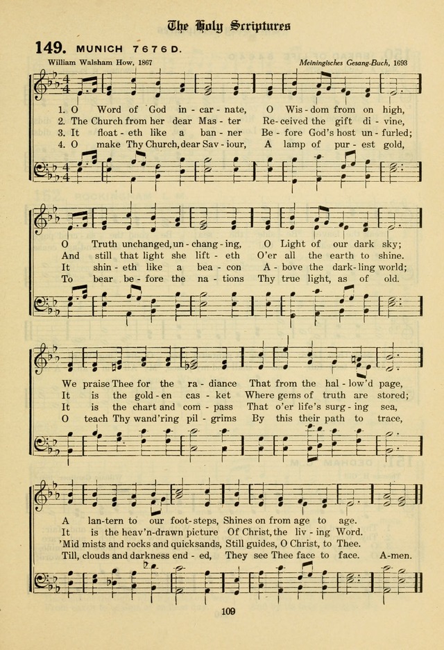 The Evangelical Hymnal page 111