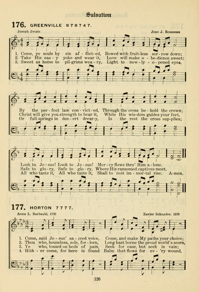 The Evangelical Hymnal page 128