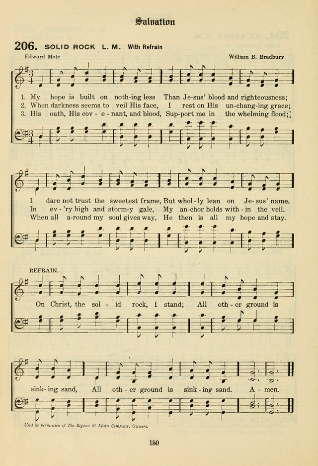 The Evangelical Hymnal page 152