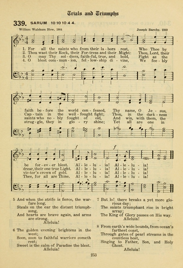 The Evangelical Hymnal page 255