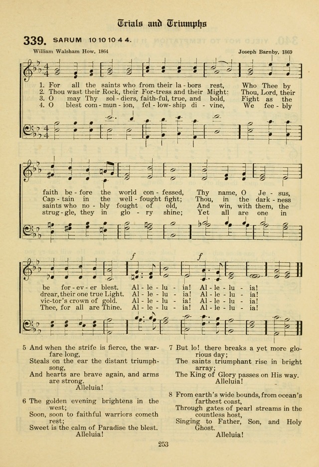 The Evangelical Hymnal page 255