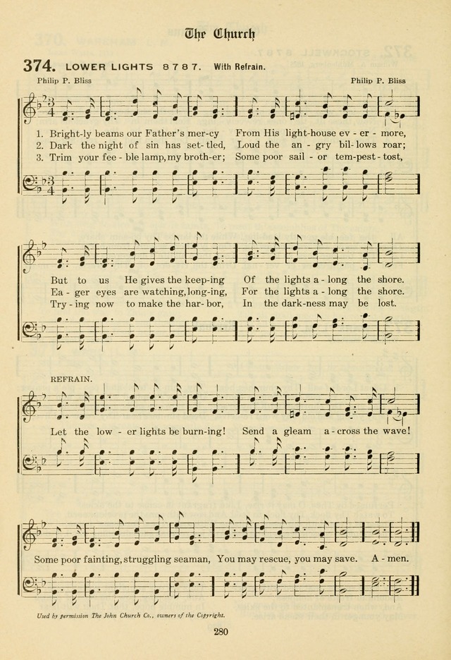The Evangelical Hymnal page 282