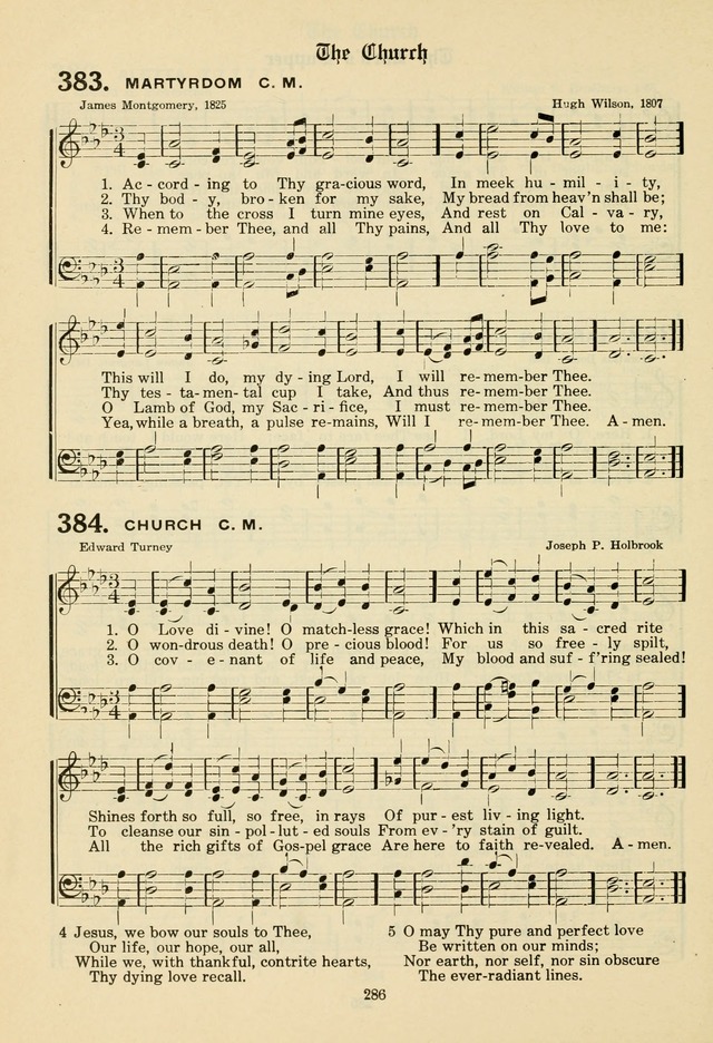 The Evangelical Hymnal page 288
