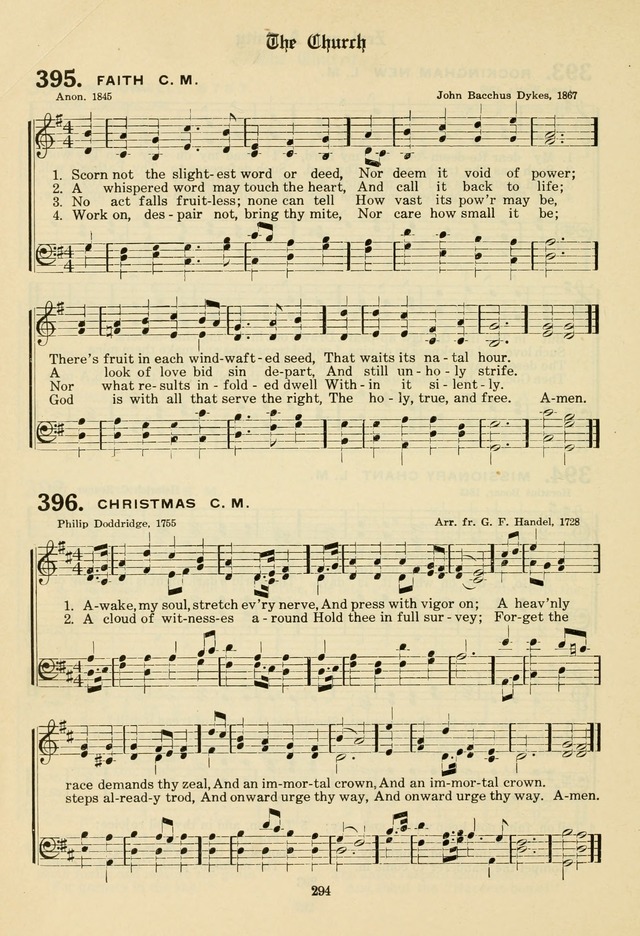 The Evangelical Hymnal page 296