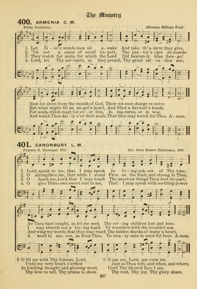 The Evangelical Hymnal page 299