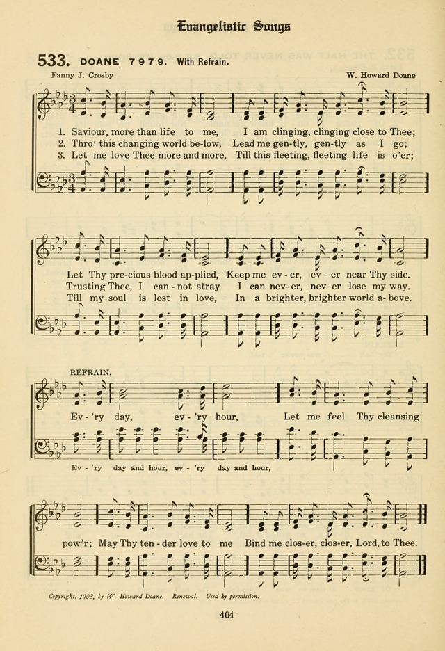 The Evangelical Hymnal page 406