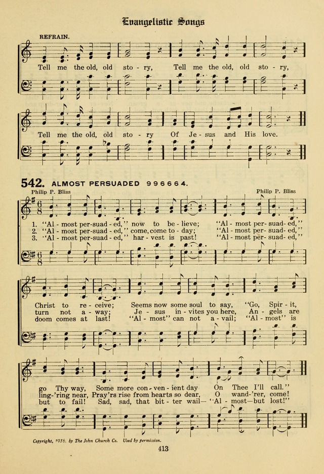 The Evangelical Hymnal page 415