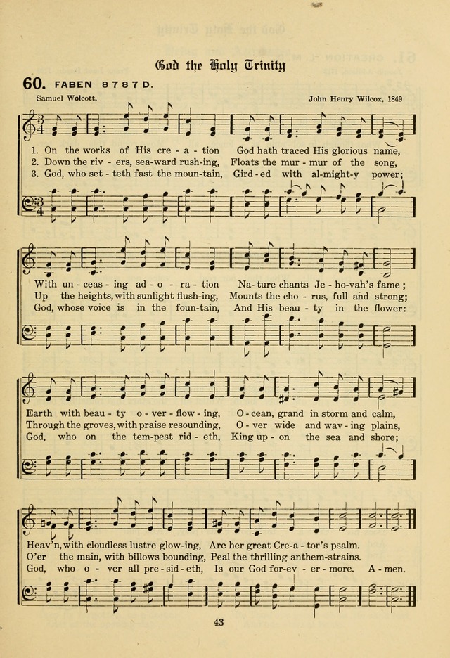 The Evangelical Hymnal page 45