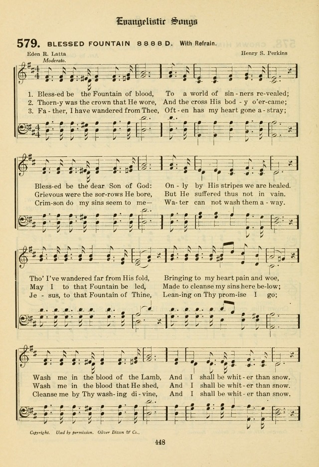 The Evangelical Hymnal page 450
