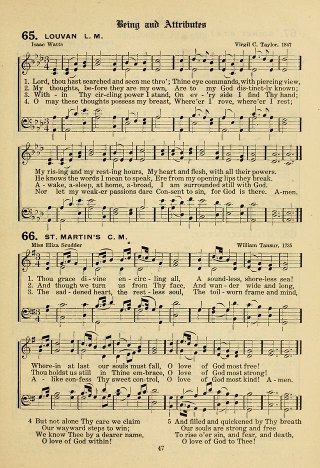 The Evangelical Hymnal page 49
