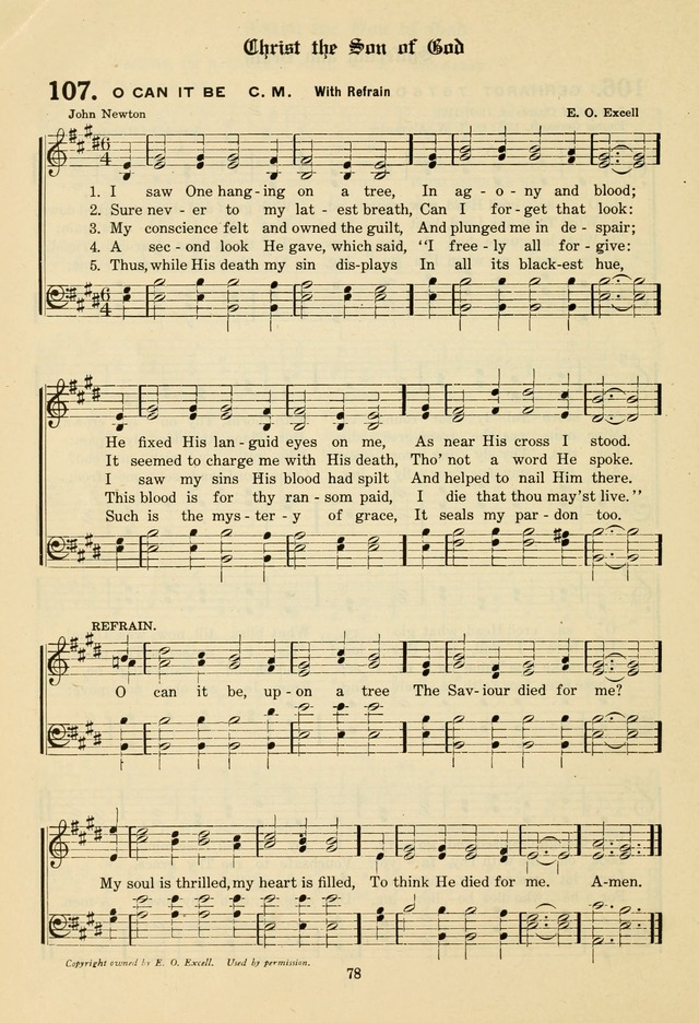 The Evangelical Hymnal page 80