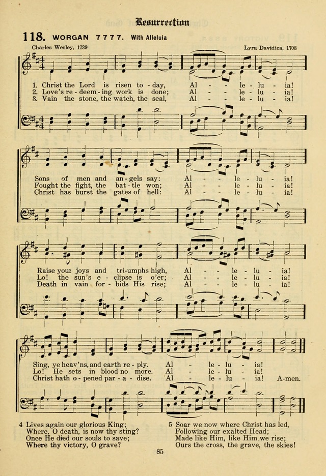 The Evangelical Hymnal page 87