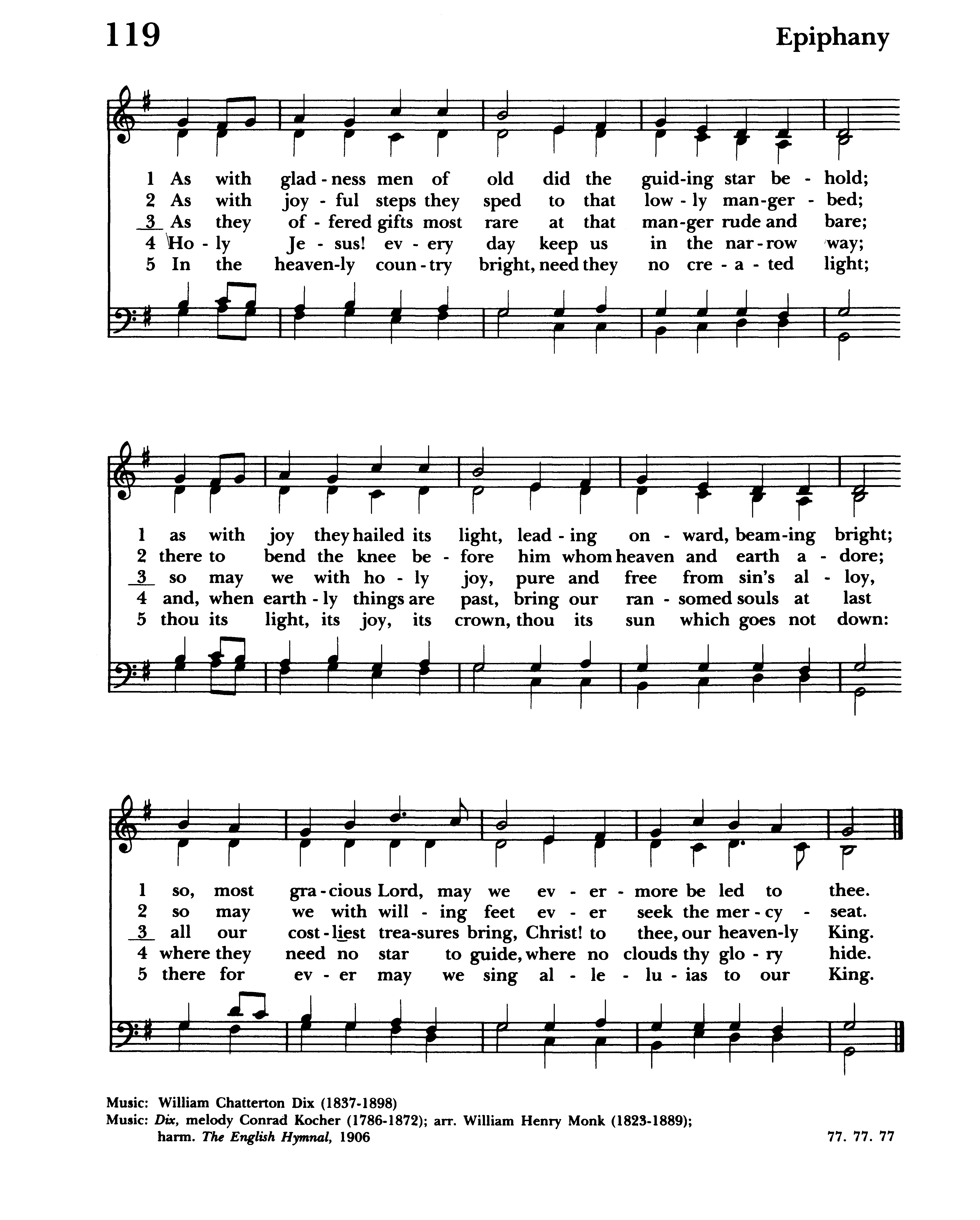 Page Scan from Hymnary.org.