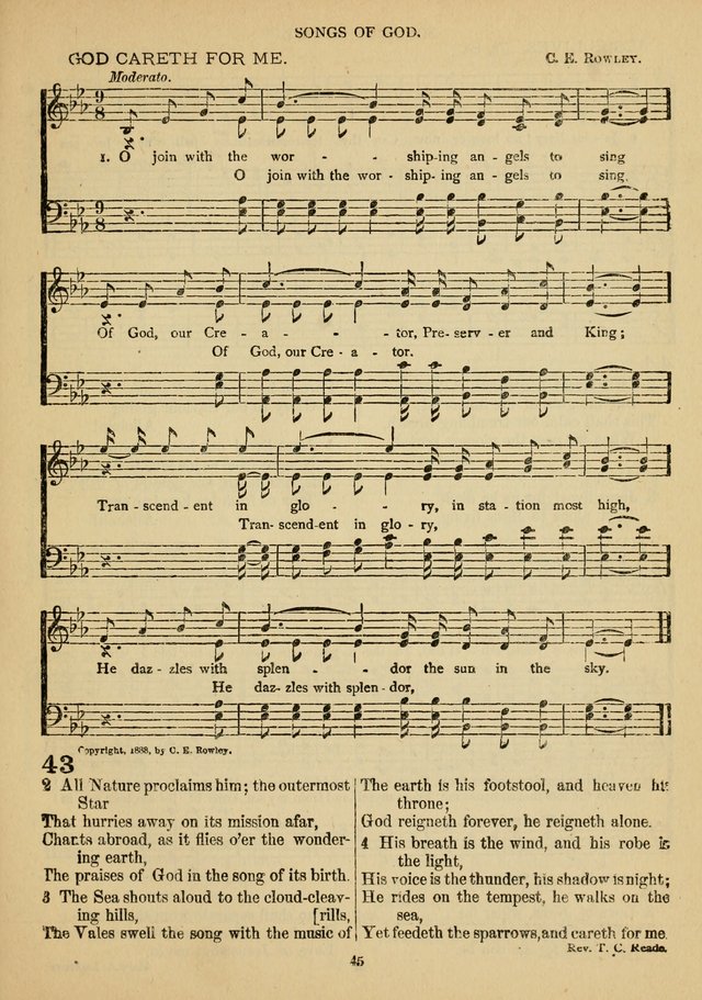 The Epworth Hymnal No. 2: containing standard hymns of the Church, Songs for the Sunday-school, songs for social services, Songs for Young People