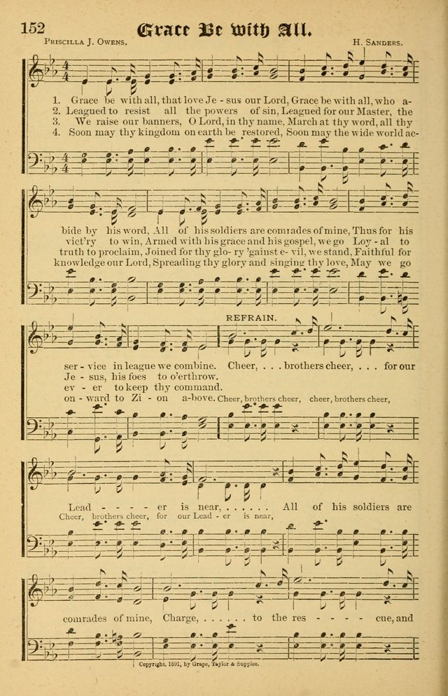 The Emory Hymnal No. 2: sacred hymns and music for use in public worship, Sunday-schools, social meetings and family worship page 154