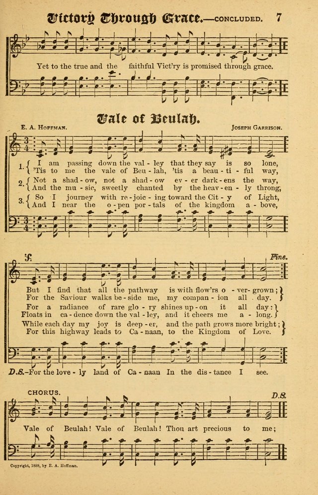 The Emory Hymnal No. 2: sacred hymns and music for use in public worship, Sunday-schools, social meetings and family worship page 7